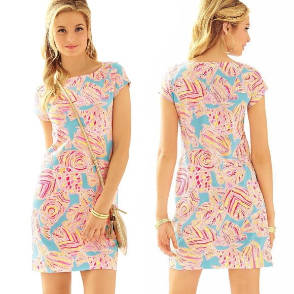 Lilly Pulitzer Dresses & Skirts - Lilly Pulitzer Loren Short Sleeve Boatneck Dress S